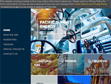 Tablet Screenshot of pacificsummitenergy.com